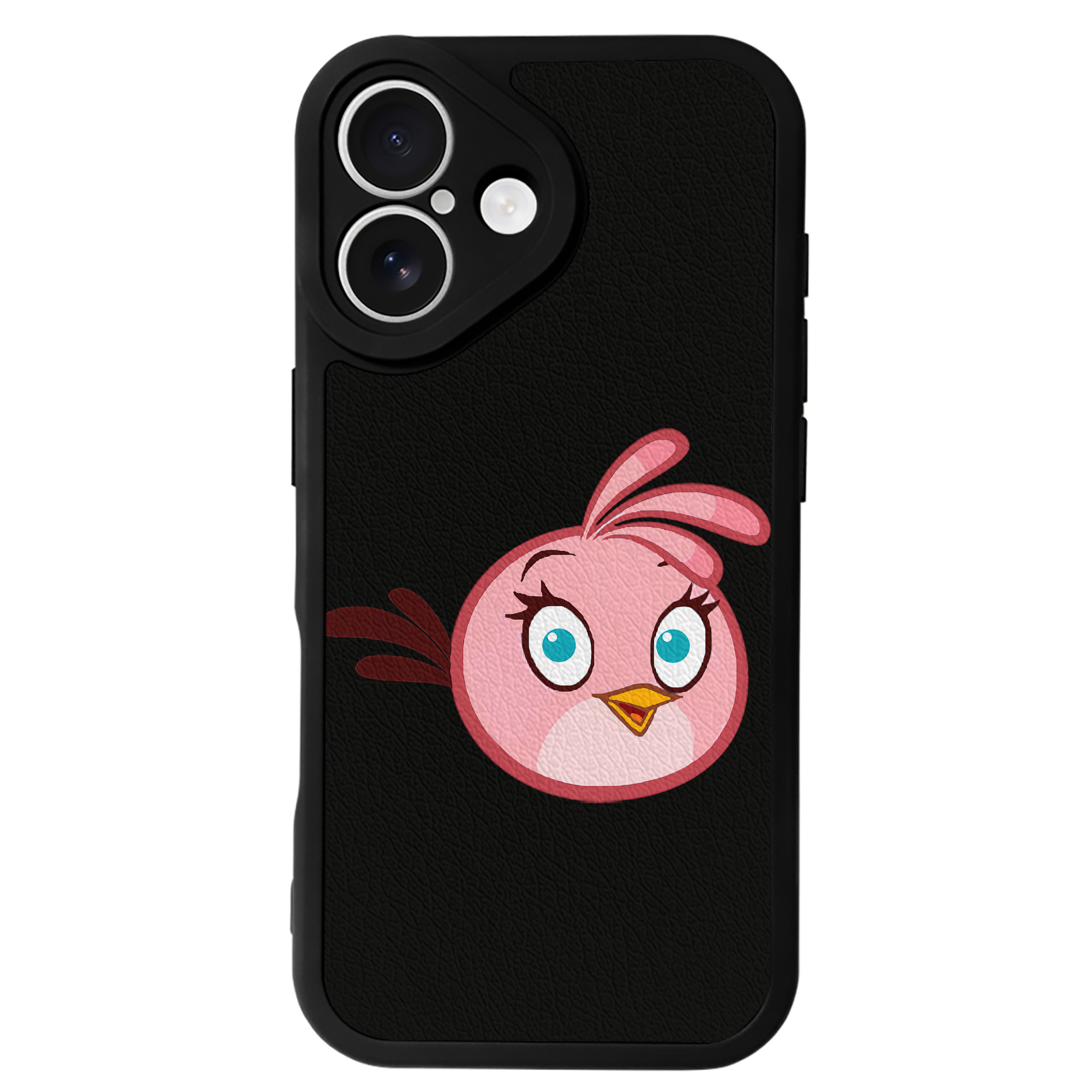 （画像用） Angry Birds アングリーバード 【iPhone 16シリーズ対応】シリコンスマホケース（レザー調） 材質：シリコン